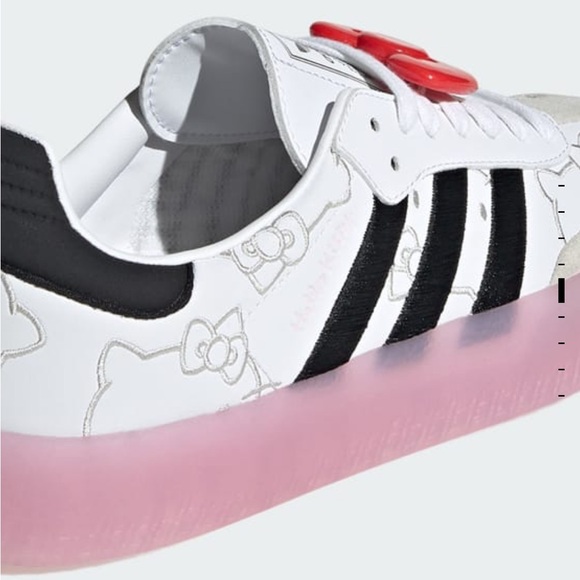 Adidas Sambae Hello Kitty shoes size 7W new in box - Picture 7 of 10